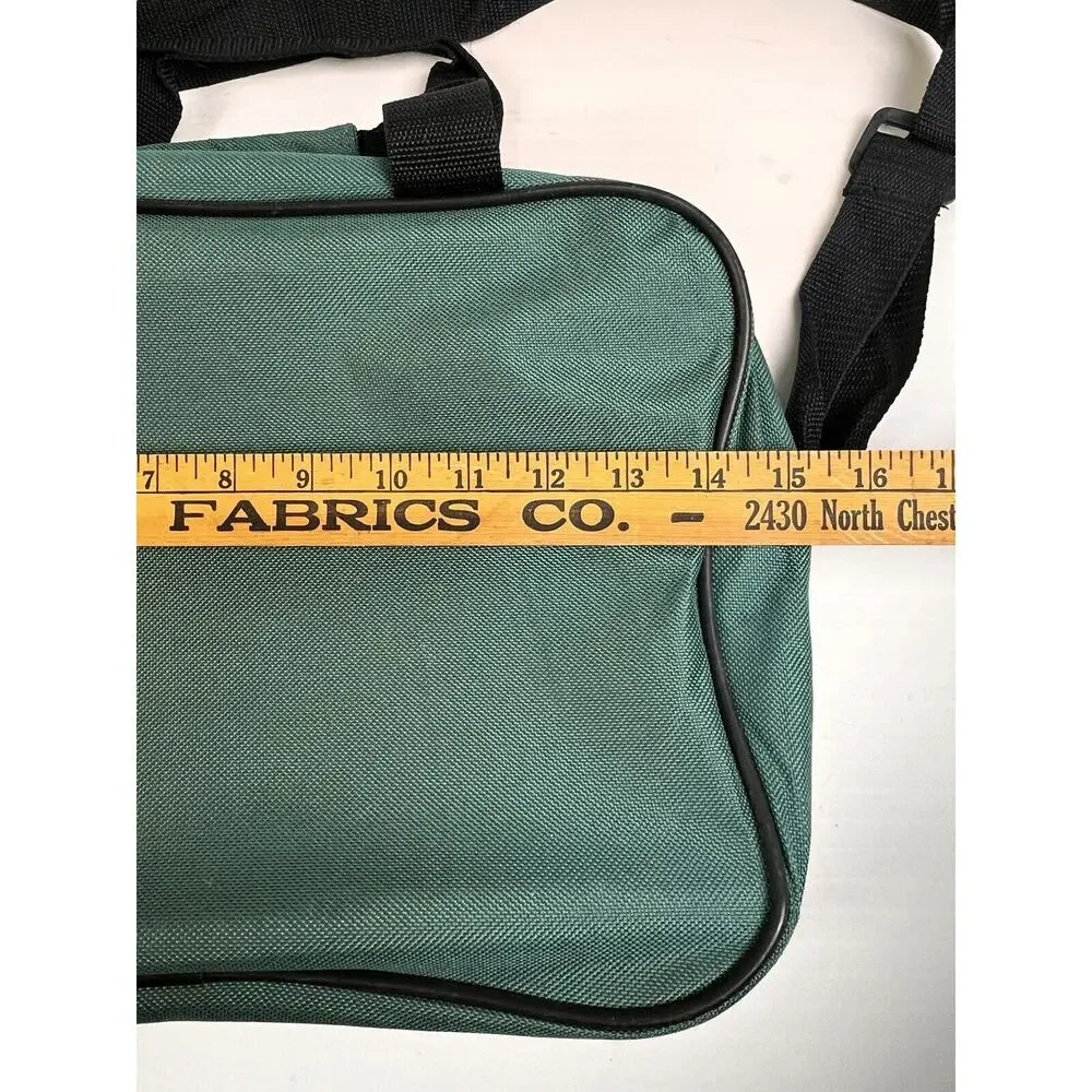 Tag Travel Laptop Bag Green Shoulder Crossbody Work School Luggage Satchel
